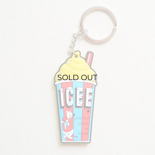 画像1: ラバーキーチェーン ICEE CUP(イエロー) (1)