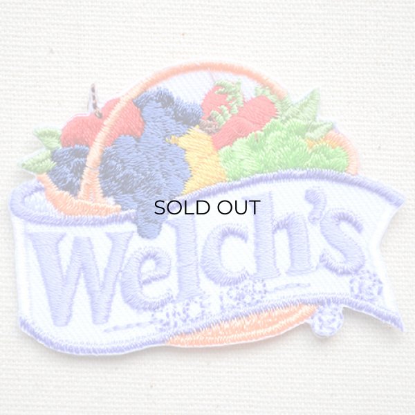 画像1: ワッペン ウェルチ Welch's (1)