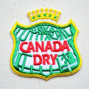 画像1: ワッペン カナダドライ CANADA DRY