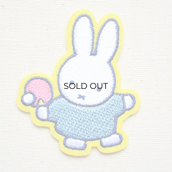 画像1: ワッペン ミッフィー スポーツ 卓球 (1)