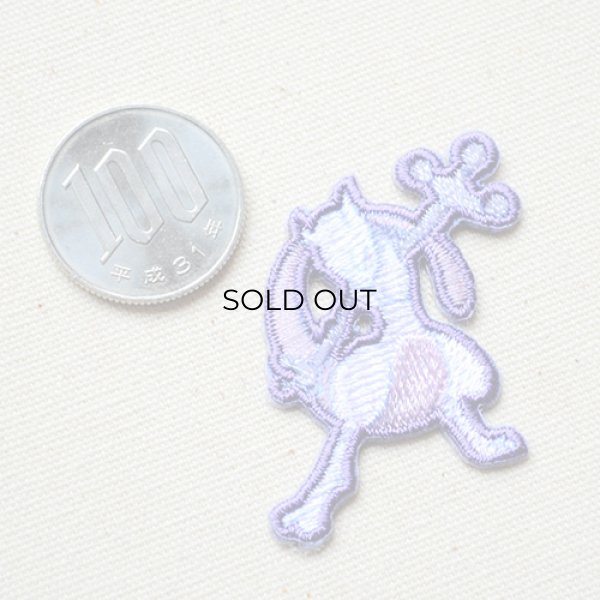 画像2: ワッペン ポケモン ポケットモンスター ミュウツー アイロン シール 刺繍 キャラクターグッズ 入園準備 入学準備 (2)