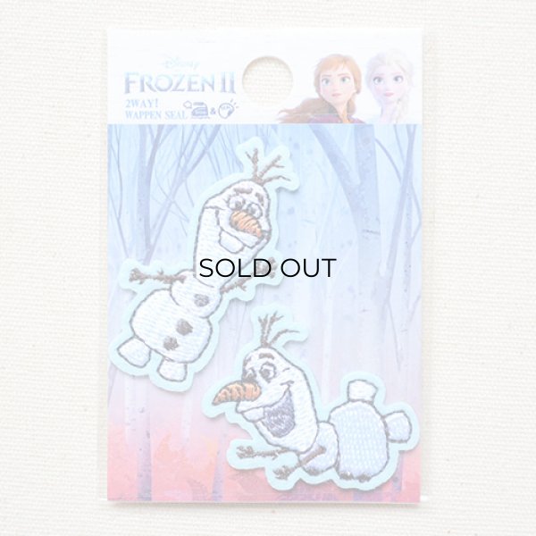 画像3: ワッペン アナと雪の女王2 オラフ(2枚組) (D01Y2248) (3)