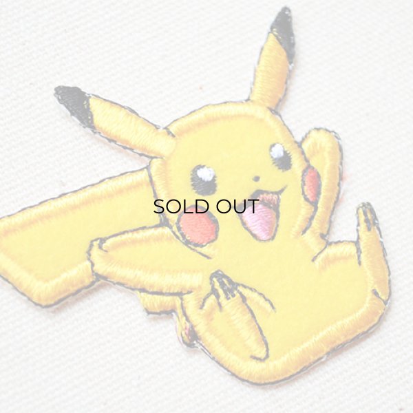 画像2: ポケモン ポケットモンスター ピカチュウ ワッペン アイロン シール 刺繍 キャラクターグッズ 入園準備 入学準備 (2)