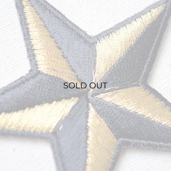画像2: ワッペン 星/スター Star(ゴールド&ブラック) (2)