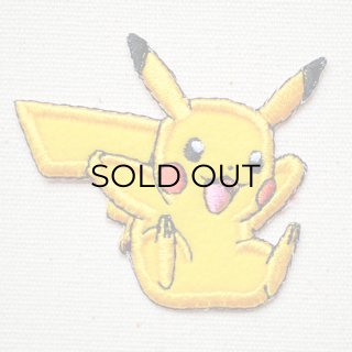 ポケモン ピカチュウ ワッペン｜刺繍・アイロン・シール接着タイプ
