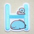 画像1: ワッペン すみっコぐらし アルファベット(H) (1)