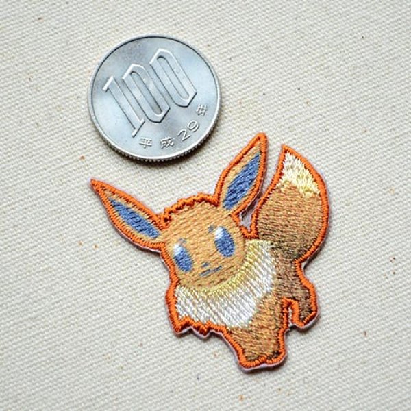 画像2: ワッペン ポケモン ポケットモンスター イーブイ アイロン シール 刺繍 キャラクターグッズ 入園準備 入学準備 (2)