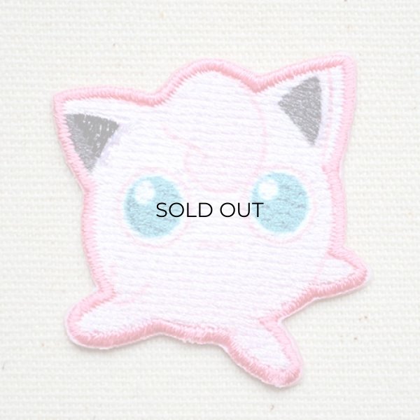 画像1: ワッペン ポケモン ポケットモンスター プリン アイロン シール 刺繍 キャラクターグッズ 入園準備 入学準備 (1)