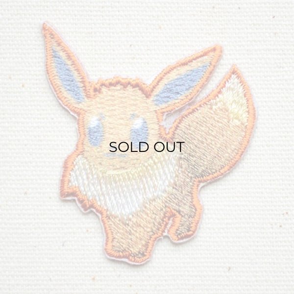 画像1: ワッペン ポケモン ポケットモンスター イーブイ アイロン シール 刺繍 キャラクターグッズ 入園準備 入学準備 (1)