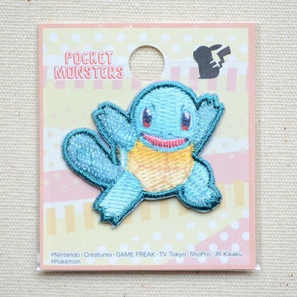 画像3: ワッペン ポケモン ポケットモンスター ゼニガメ アイロン シール 刺繍 キャラクターグッズ 入園準備 入学準備 (3)