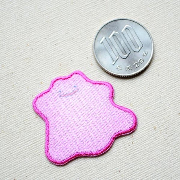 画像2: ワッペン ポケモン ポケットモンスター メタモン アイロン シール 刺繍 キャラクターグッズ 入園準備 入学準備 (2)