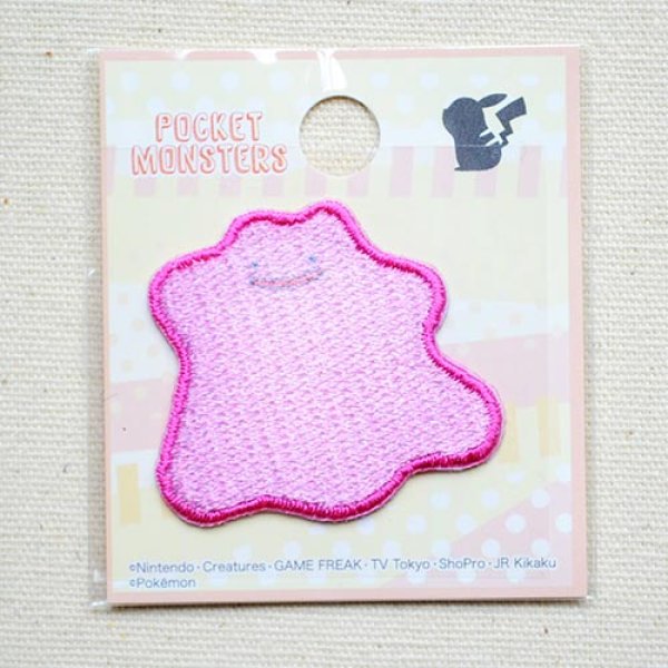 画像3: ワッペン ポケモン ポケットモンスター メタモン アイロン シール 刺繍 キャラクターグッズ 入園準備 入学準備 (3)