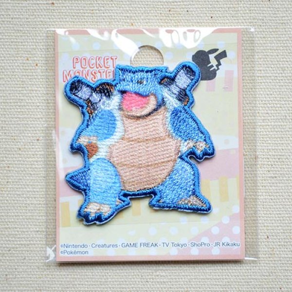 画像3: ワッペン ポケモン ポケットモンスター カメックス アイロン シール 刺繍 キャラクターグッズ 入園準備 入学準備 (3)
