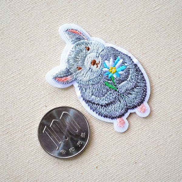 画像2: ワッペン チンチラ (2)