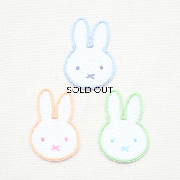 画像1: ワッペン ミッフィー 65周年 フェイスセット (D02Y2456) (1)