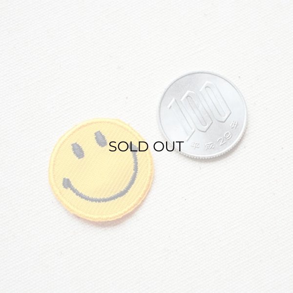 画像2: ミニワッペン スマイルマーク/スマイリーフェイス(スタンダード) (2)