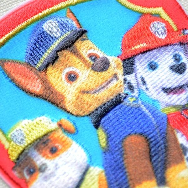 画像2: ワッペン パウパトロール トリオ アイロン シール おしゃれ 大人 T01Y2340 (2)