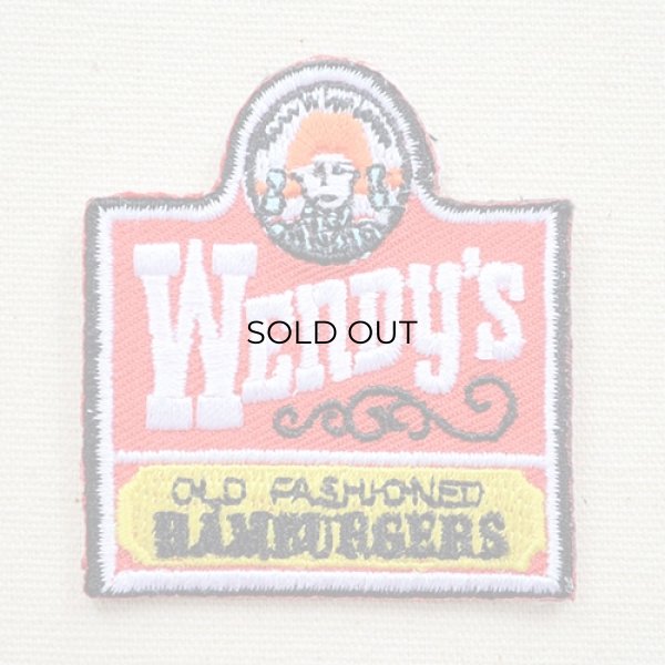 画像1: ワッペン ウェンディーズ/Wendy's (S) (1)