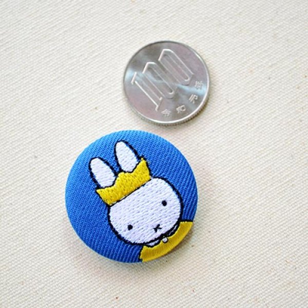 画像2: 刺繍ブローチ ミッフィー(王冠) Dick Bruna/ディック ブルーナ (2)
