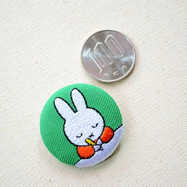 画像2: 刺繍ブローチ ミッフィー(おえかき) Dick Bruna/ディック ブルーナ (2)