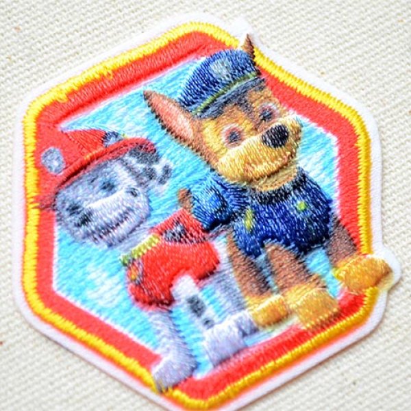 画像2: ワッペン パウパトロール ペア S アイロン シール おしゃれ 大人 T01Y2343 (2)