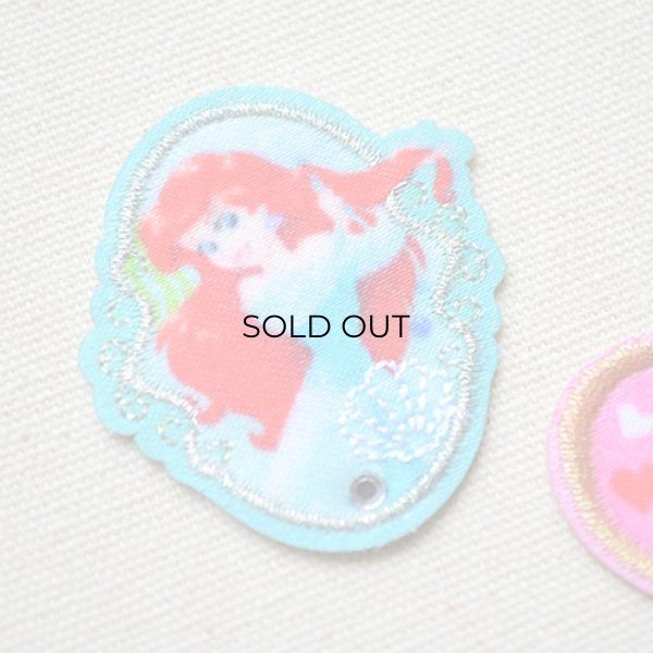 画像2: ワッペン ディズニープリンセス アリエル (D01Y2231) (2)