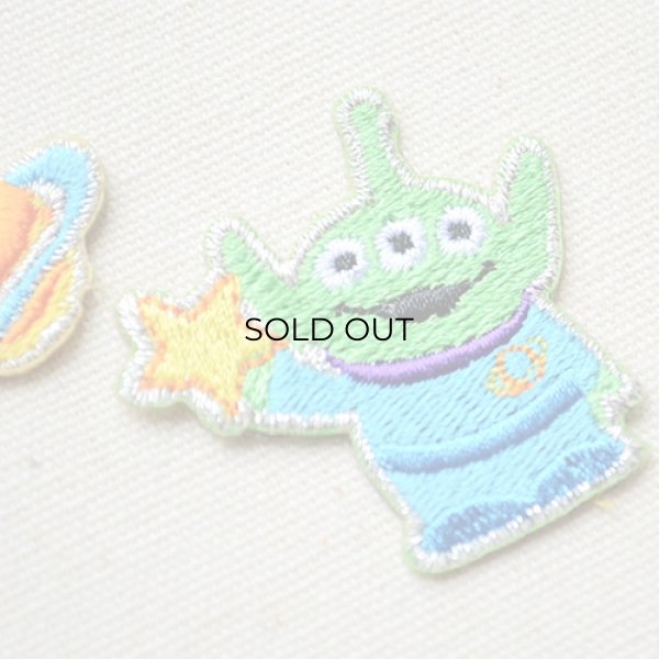 画像2: ワッペン トイストーリー エイリアン 星 (2)