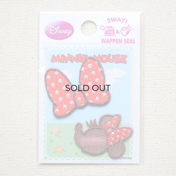 画像3: ワッペン ディズニーミニーマウス ミニー＆リボン(S) (3)