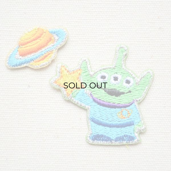 画像1: ワッペン トイストーリー エイリアン 星 (1)