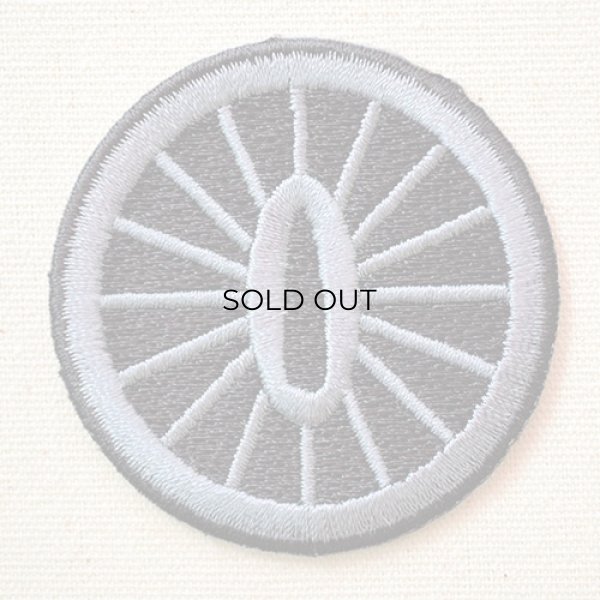 画像1: ワッペン 鬼滅の刃 竈門炭治郎 日輪刀 鍔 (1)