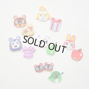 画像4: ワッペン どうぶつの森 まめきち&つぶきち