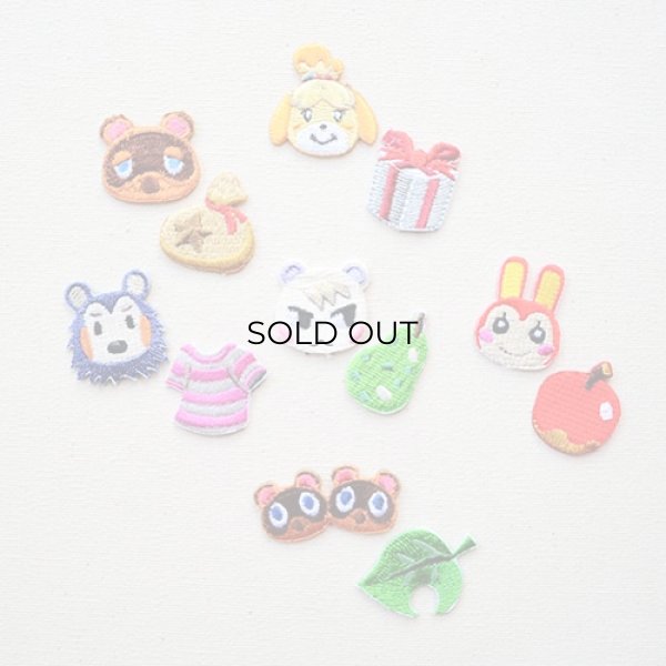 画像4: ワッペン どうぶつの森 まめきち&つぶきち (4)