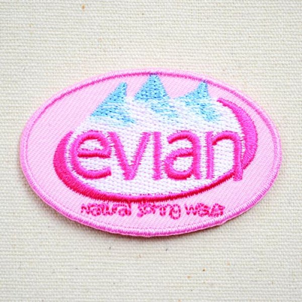 画像1: ワッペン エビアン evian(S) (1)