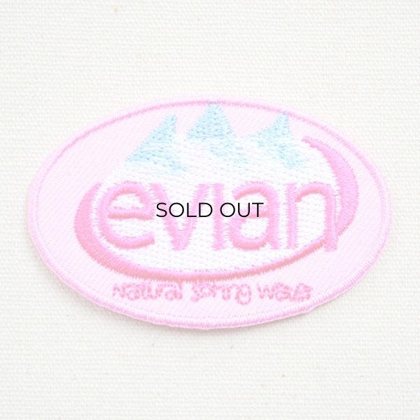 画像1: ワッペン エビアン evian(S) (1)