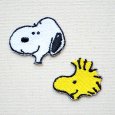 画像1: ワッペン スヌーピー フェイス (1)