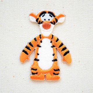 【875】00s ディズニー DISNEYくまのプーさんティガー刺繍コーデュロイ ディズニーキャラクター コーデュロイ ぬいぐるみ くまのプー
