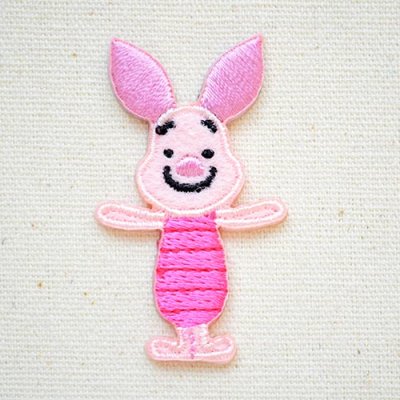 ワッペン くまのプーさん ピグレット(S) | ワッペン・アップリケ