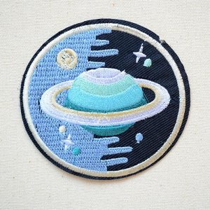 画像1: ワッペン 土星