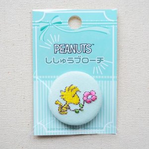 画像4: 刺繍ブローチ スヌーピー パステル(ウッドストック お花) PEANUTS/ピーナッツ