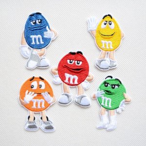 画像3: ワッペン M&M's エムアンドエムズ チョコレート(オレンジ)S