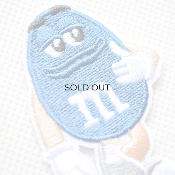 画像2: ワッペン M&M's エムアンドエムズ チョコレート(ブルー)S (2)