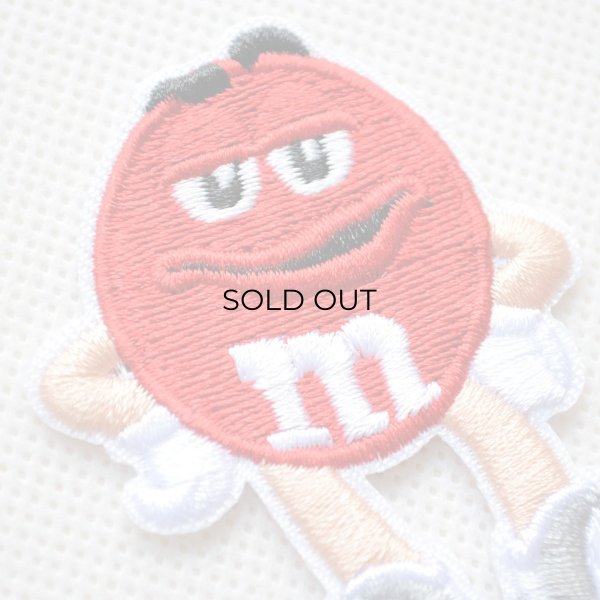 画像2: ワッペン M&M's エムアンドエムズ チョコレート(レッド) S (2)