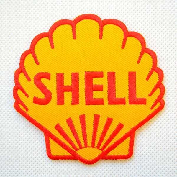 画像1: ワッペン シェル Shell オイル (1)