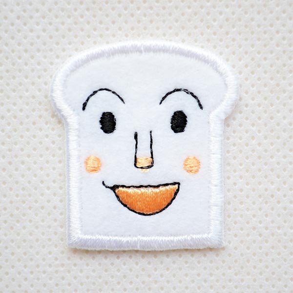 画像1: ミニワッペン それいけアンパンマン しょくぱんまん (1)