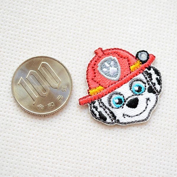 画像2: ワッペン パウパトロール マーシャル ミニ アイロン シール おしゃれ 大人 T01Y2348 (2)