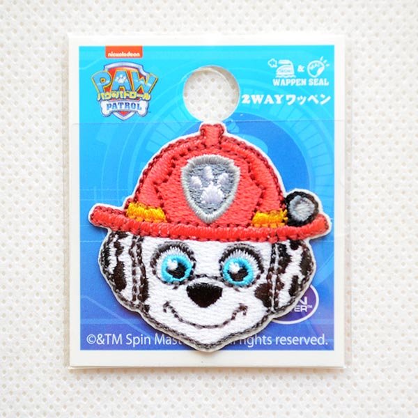 画像3: ワッペン パウパトロール マーシャル ミニ アイロン シール おしゃれ 大人 T01Y2348 (3)