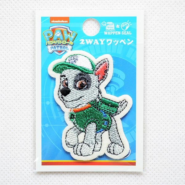 画像3: ワッペン パウパトロール ロッキー アイロン シール おしゃれ 大人 T01Y2357 (3)