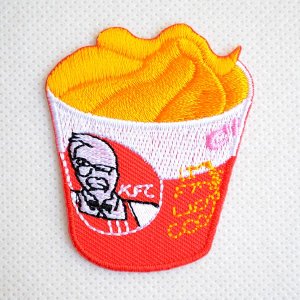 画像1: ワッペン  ケンタッキーバーレル KFC