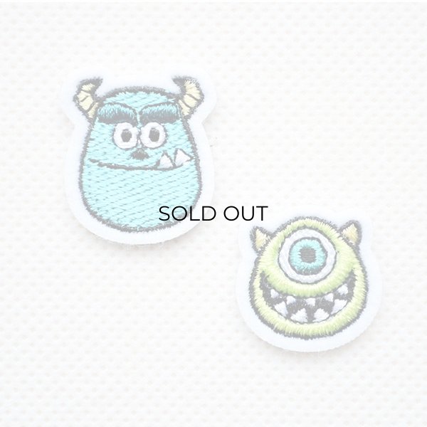 画像1: ワッペン モンスターズインク サリー&マイク (1)