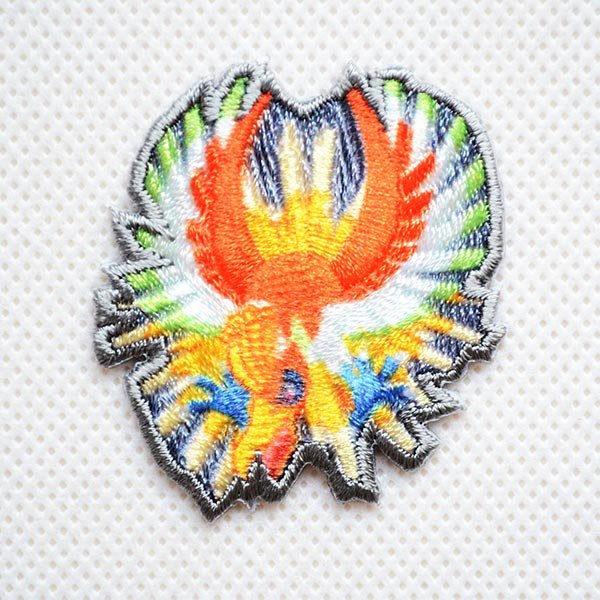 画像1: ワッペン ポケモン ポケットモンスター ホウオウ アイロン シール 刺繍 キャラクターグッズ 入園準備 入学準備 (1)